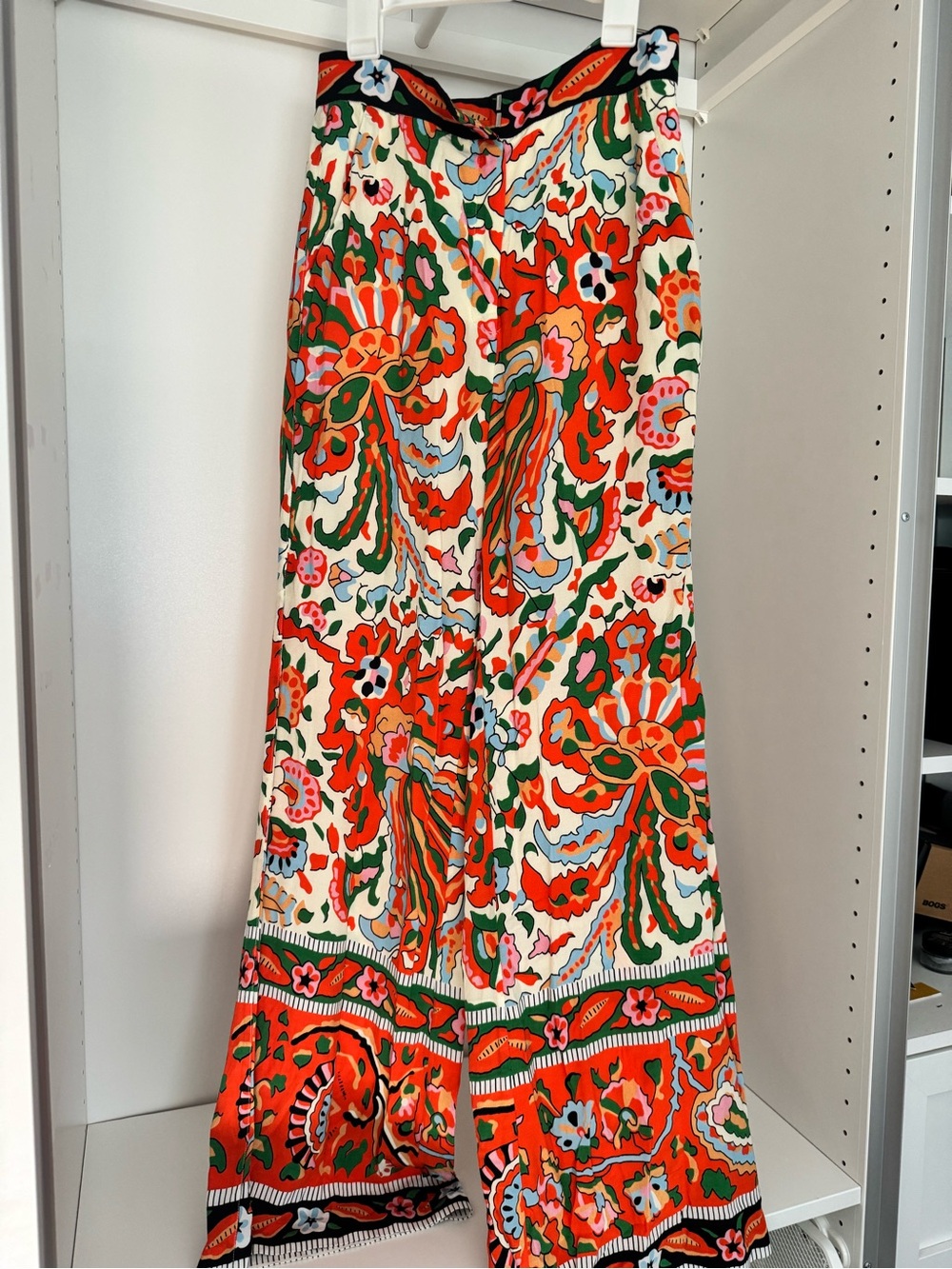Ba&sh Women's Floral Wide-Leg Dress Pants
